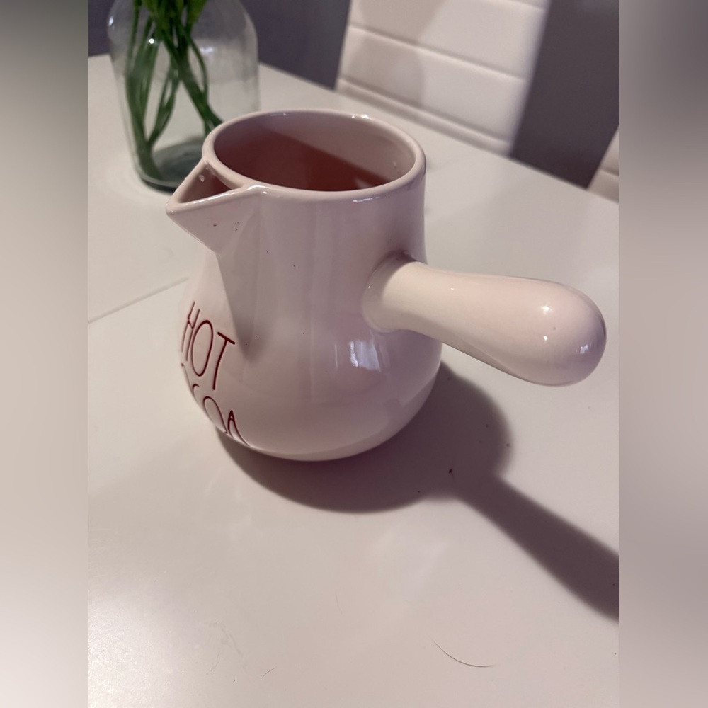 Rae Dunn White Hot Cocoa Pitcher ⭐️ collectible - Picture 6 of 11